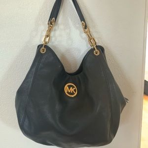 Authentic Michael Kors Leather Slouch Bag